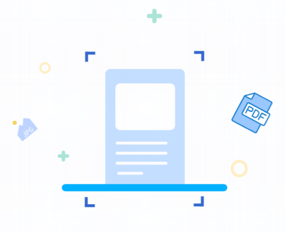 Document scanning animation